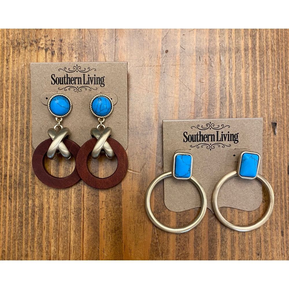 Southern Living set of two earrings NEW